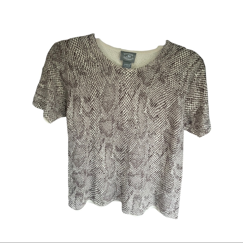Designers Originals Snake Print Top